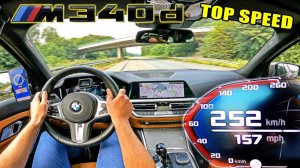 700НМ BMW M340d G21 КРУЧЕ ЧЕМ M340i и M3 на АВТОБАНЕ AutoTopNL