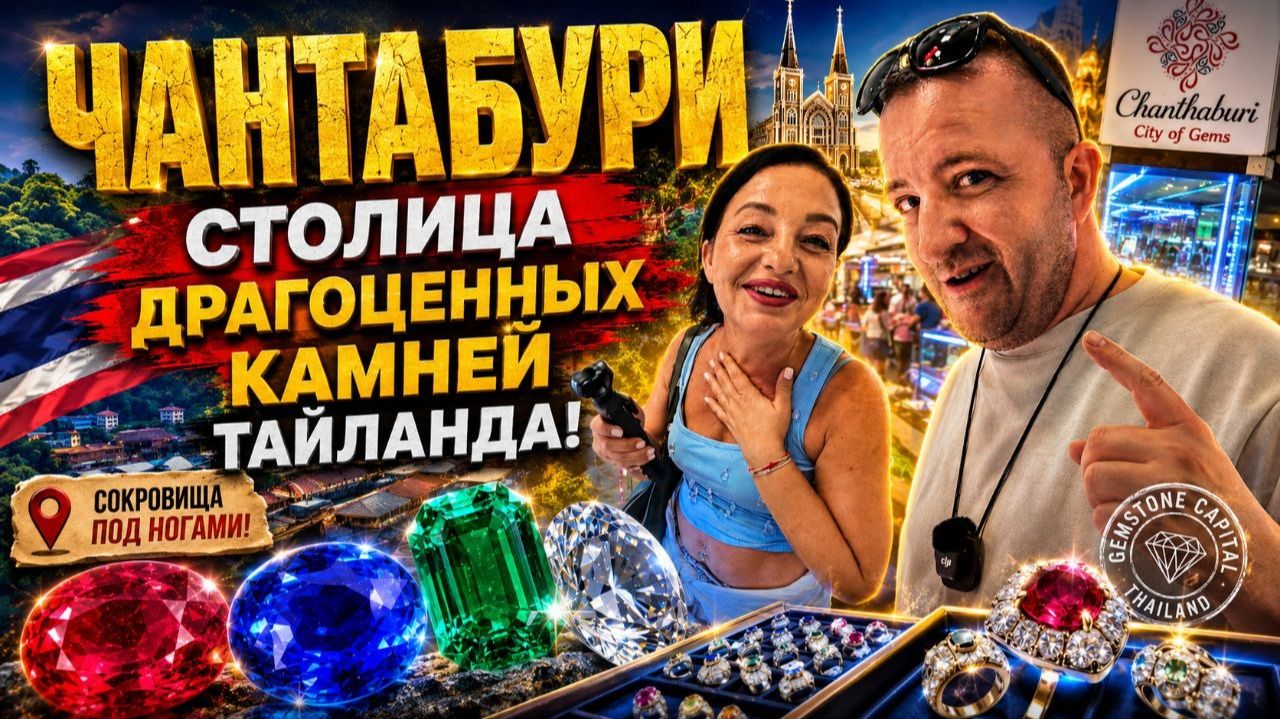 Почему весь мир едет в Чантабури? Здесь драгоценные камни продают за копейки!