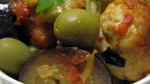 Фрикадели из баклажанов и кабачков