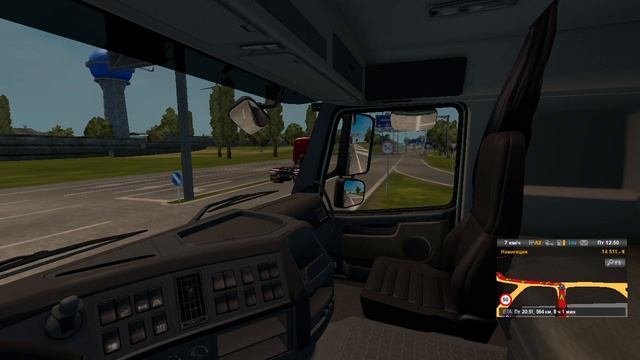 50) Euro Truck Simulator 2 1 км + Резервуары (12 т) (565 км) - 514 км Rotterdam (NL) - London (GB)