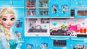 Игровой набор «Кухня Эльзы» из мультфильма «Холодное сердце». Распаковка и Обзор ярких игрушек!
