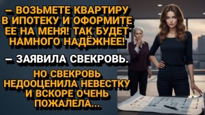 ИСТОРИИ ИЗ ЖИЗНИ|Свекровь требовала оформить квартиру на Неё|РЕАЛЬНЫЕ ИСТОРИИ|ЖИЗНЕННЫЕ ИСТОРИИ