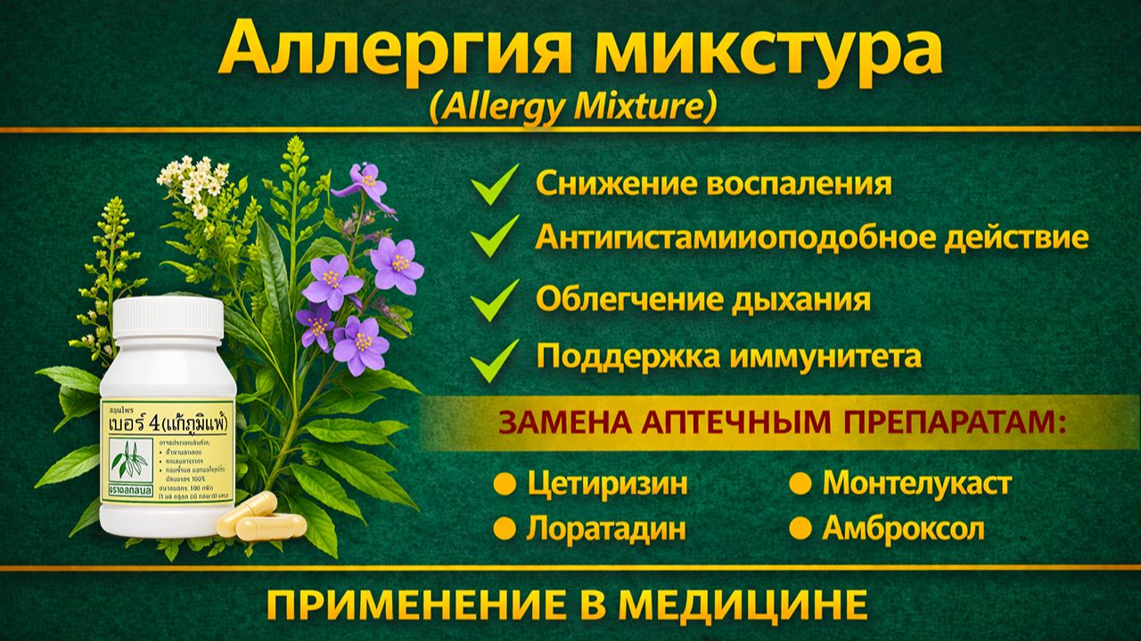 Аллергия микстура (Allergy Mixture)капсулы