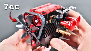 This Tiny Engine Screams to 16,000 RPM (assembly & test run)