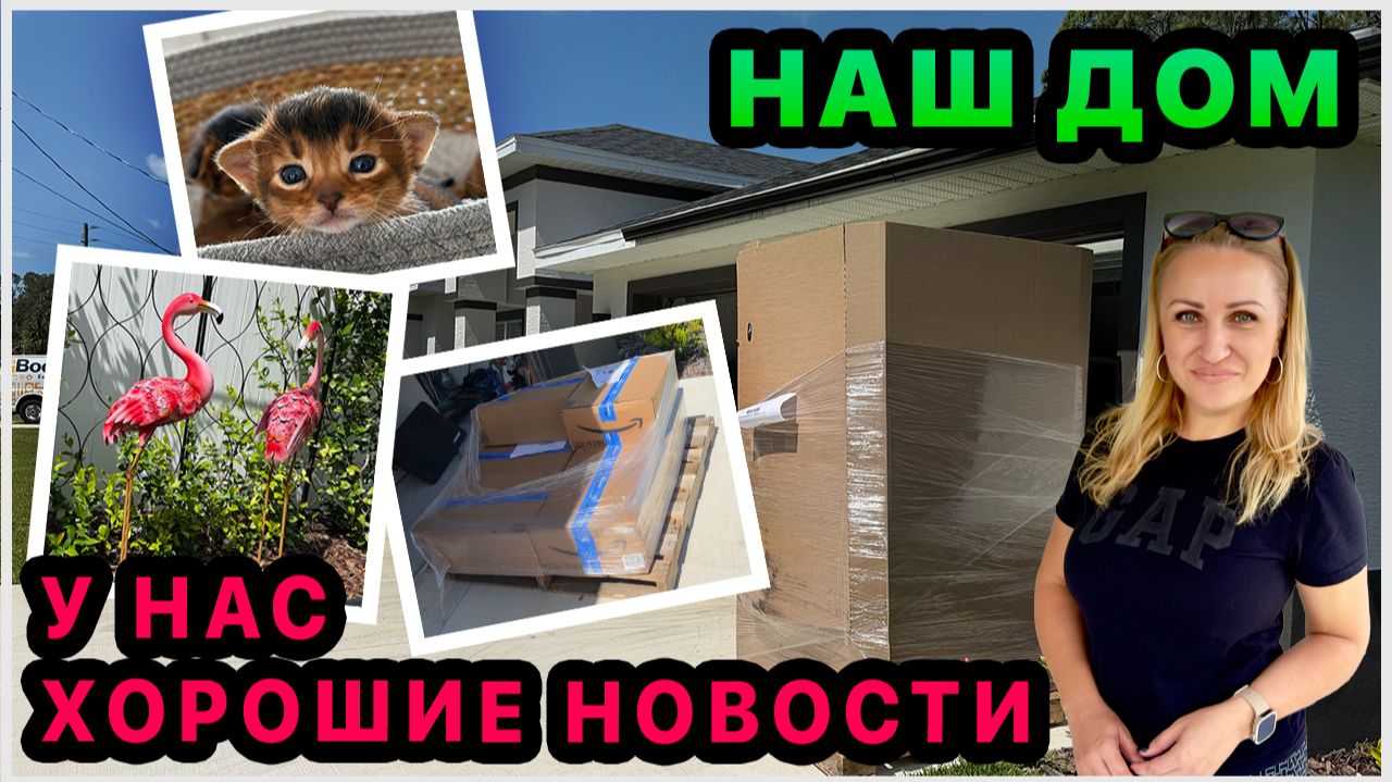 Вам понравятся наши новости😃 Купили новые палеты. Фламинго из Costco. Наш двор и сад. Дом США. смотреть онлайн