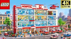 Сборка мобильной больницы LEGO City🚑 | Креативные игрушки LEGO Creative Toys