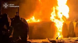 В Бориспольском районе Киевской области почти полсуток тушили крупный пожар, возникший после ...