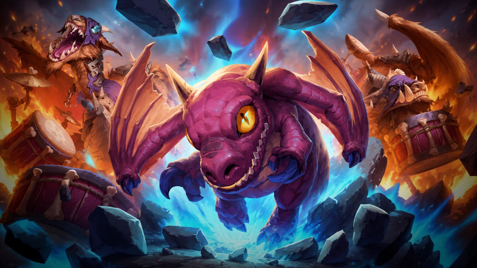 ДРАКОНЫ С ВЫХОДОМ В НАГ через РИЛАКА!!! [ Fritterus / Hearthstone: Поля Сражений ]