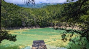 Бирюзовое озеро, Ялтинский горно-лесной заповедник в Крыму