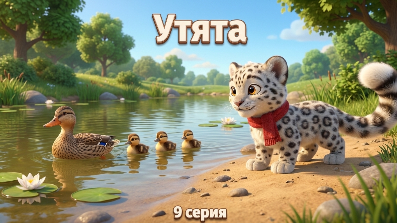 Барс Цап — Утята 🦆 Развивающие 3D мультфильмы для малышей (Серия 9)
