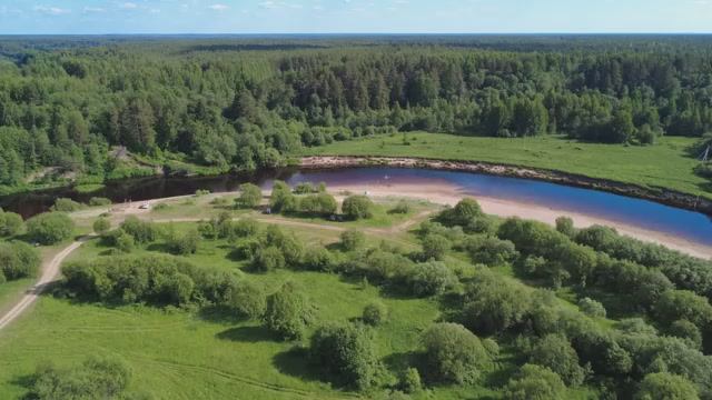 Пляж р.Кулой, Заозерье.