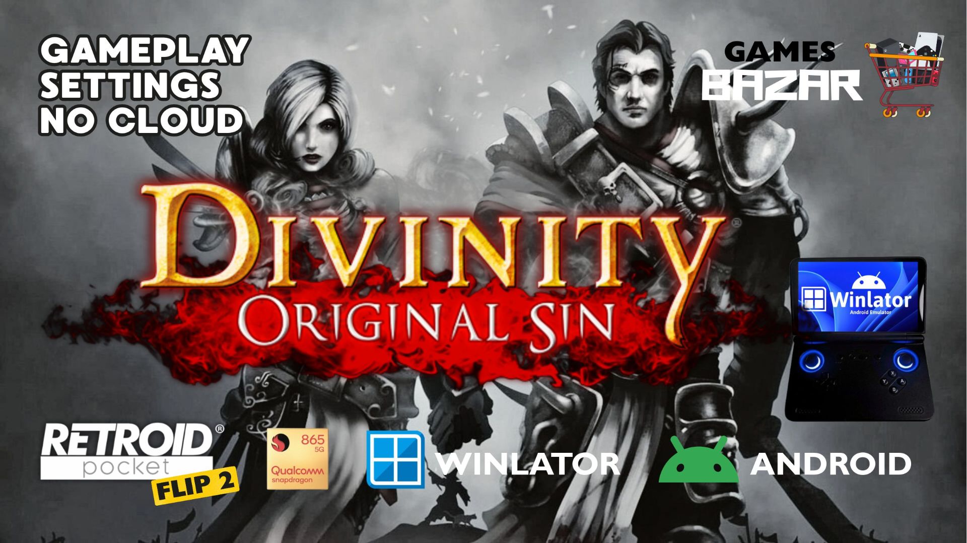 Divinity: Original Sin  Winlator v10.1 настройки Retroid Pocket Flip 2 #winlator #emulation