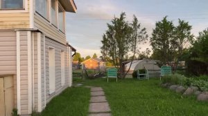 Покупка для огорода. Вечерний двор. В деревне. Собираю вещи. Закат. Завтра уезжаю. 07.06.2026