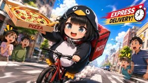 Самая важная доставка пиццы 🍕🐧 | Трогательная анимационная история о дожде #исцеление #аниме