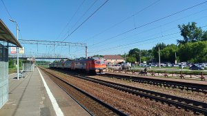 Электропоезд ЭД4-0014 станция Яхрома 5.06.2026
