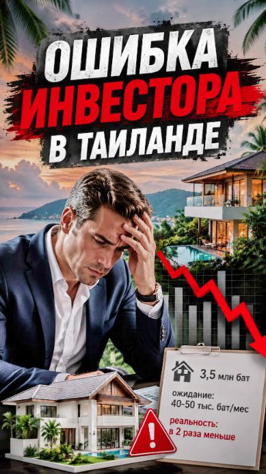 Главная ошибка инвесторов в Таиланде, которую замечают слишком поздно.