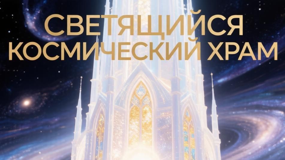 Светящийся космический храм