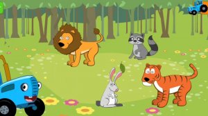 Развивающий Мультик|Синий трактор Учим названия животных в игре|Мультфильм-Игра для Детей и Малышей