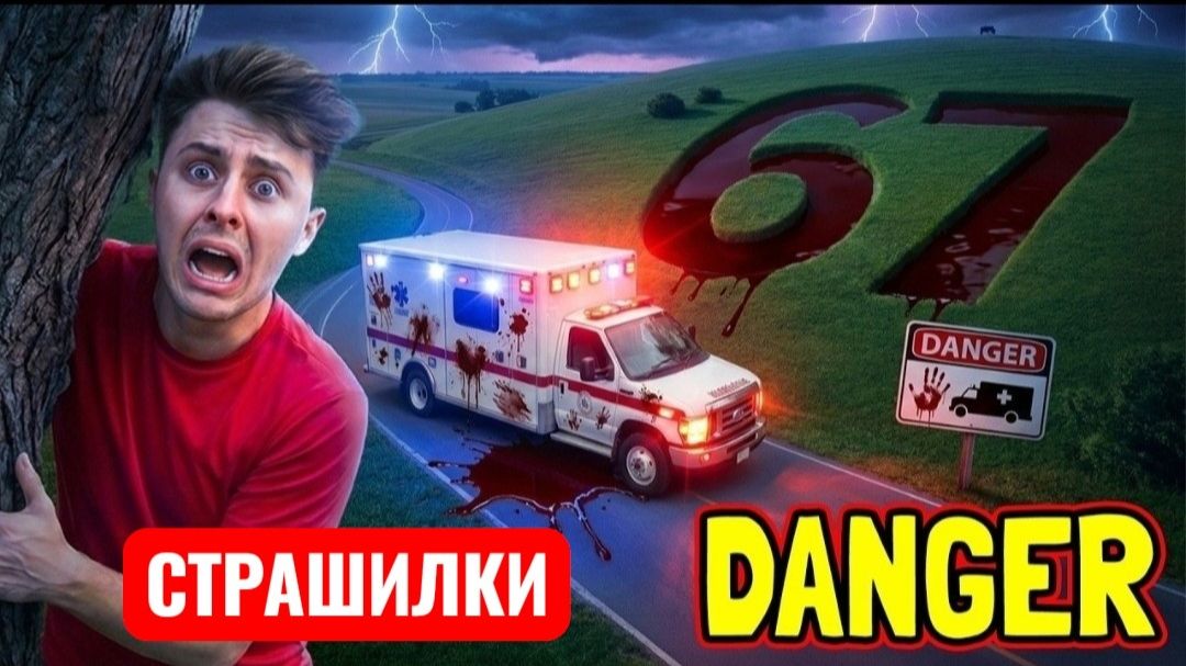Если вы увидите кровь 67 в машине скорой помощи.. БЕГИ БЫСТРЕЕ! (НЕ ВЕРЬТЕ ЭТОМУ!) Развлечения. смотреть онлайн