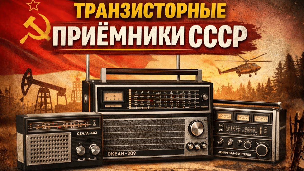 ТОП-10 Легендарных Транзисторных радиоприёмников СССР