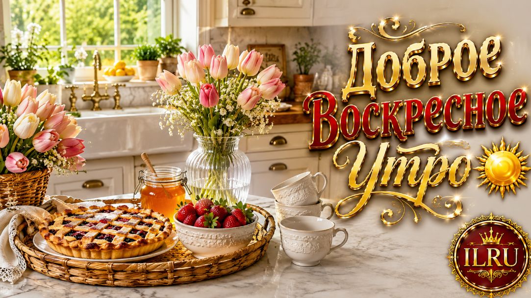 Доброе Воскресное Утро ☀️ Красивые Пожелания и Музыкальная Открытка
