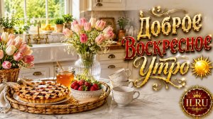 Доброе Воскресное Утро ☀️ Красивые Пожелания и Музыкальная Открытка