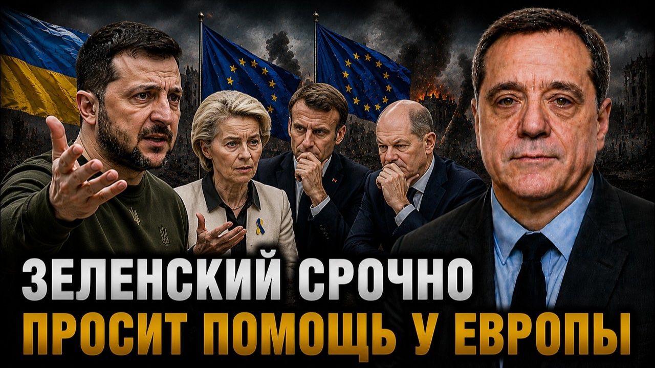 ЗЕЛЕНСКИЙ СРОЧНО ПРОСИТ ПОМОЩЬ У ЕВРОПЫ