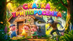 Три поросёнка 🐷 Сказка мультик для детей🐺