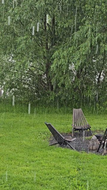 Сильный дождь в глэмпинге Холки Camp,Белгородская область