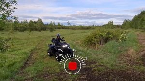 Штурмуем речку на квадрике Loncin 400