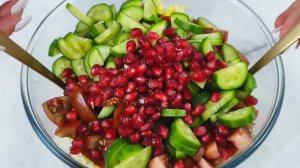 Привезли рецепт из Дубая. Готовится 10 минут, съедается сразу!  Рецепт легкого салата