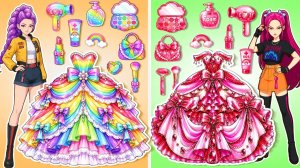 Радужные vs Пушистые Охотницы ✨ K-ПОП Охотницы на Демонов - Лучший DIY по МОДНЫМ Нарядам!