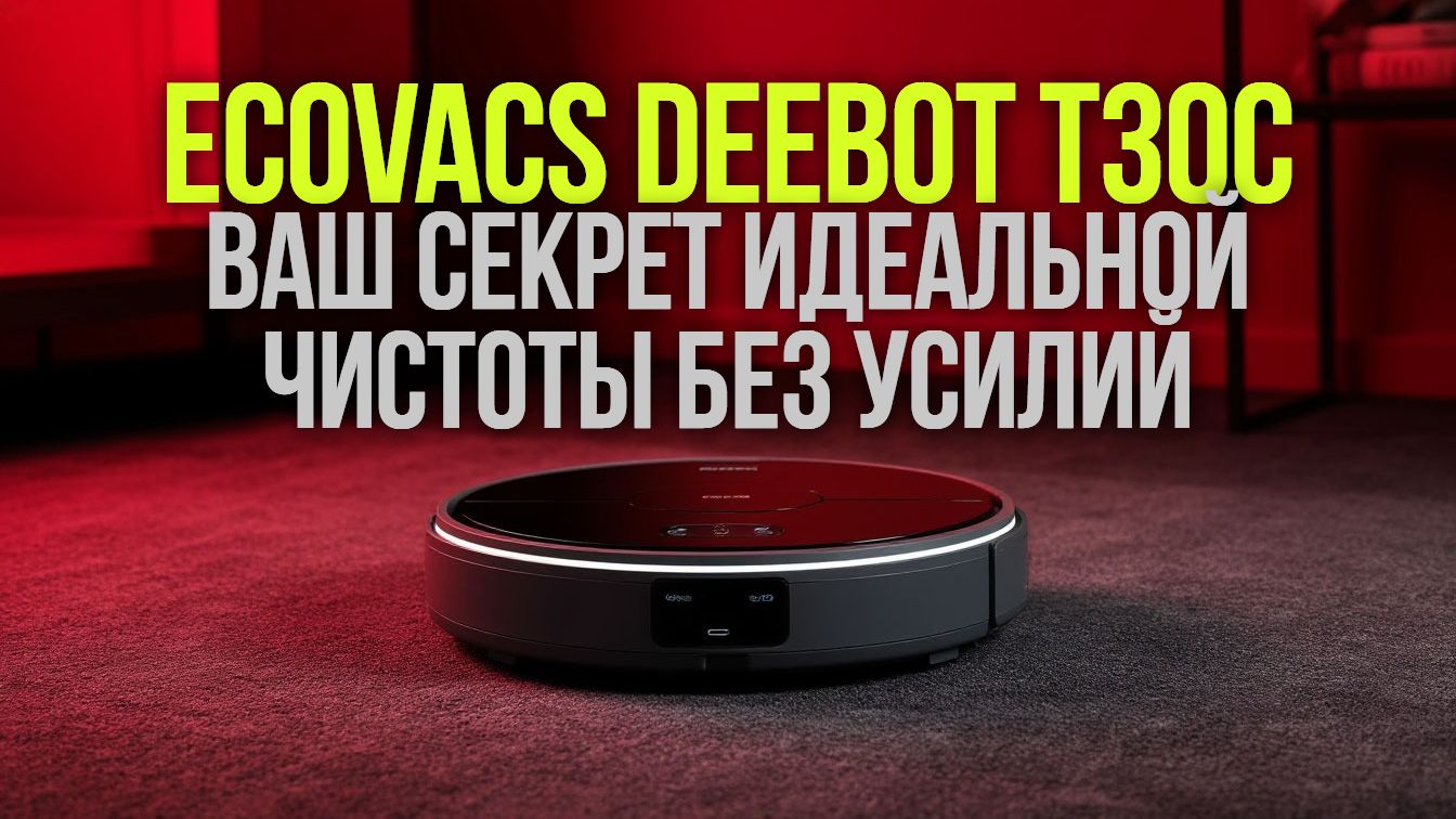 Ecovacs Deebot T30C: робот‑пылесос, который справится с любой грязью!