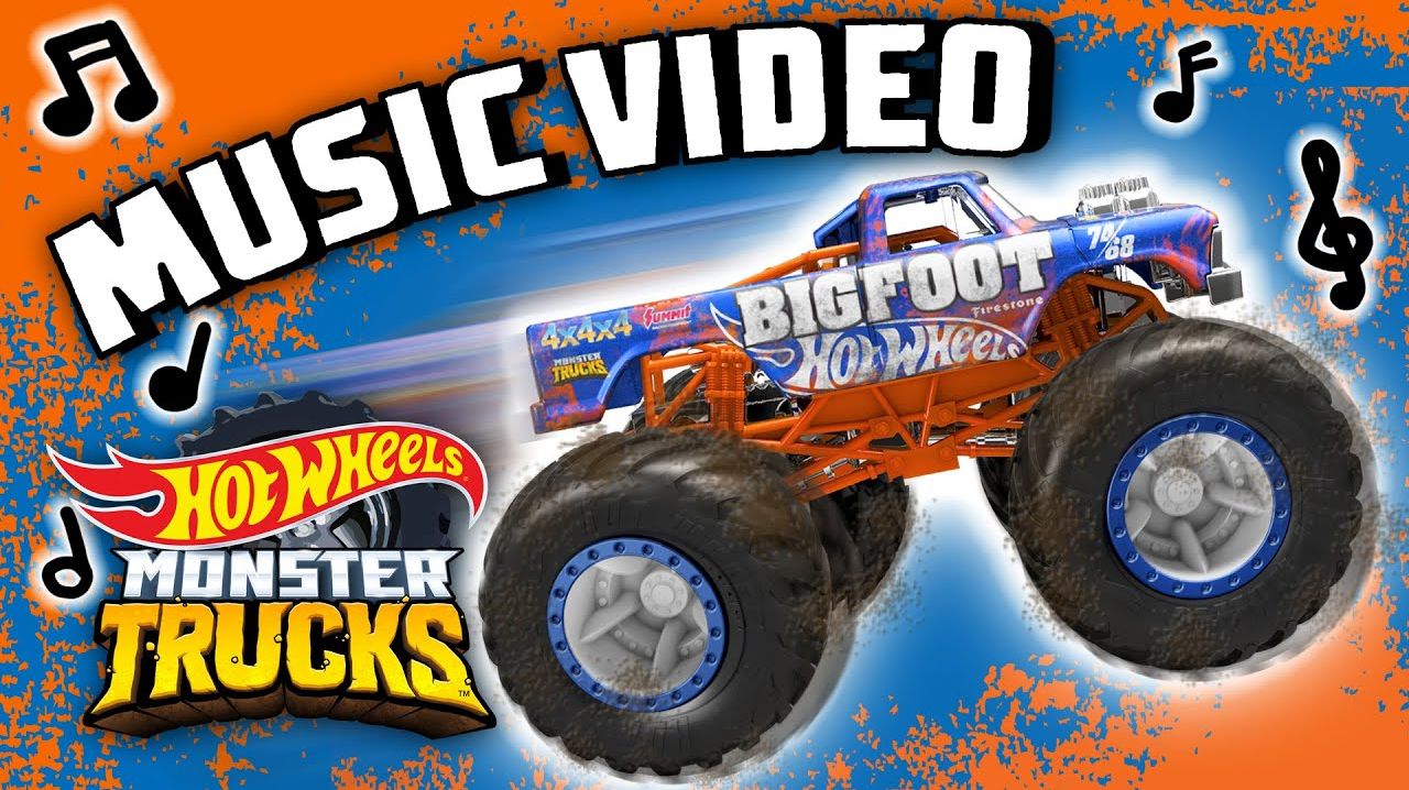 Here Comes The Crush | Hot Wheels Monster Trucks Music Video