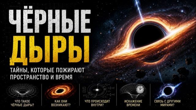 Чёрные дыры — самые загадочные объекты во Вселенной