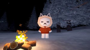 Burning snow