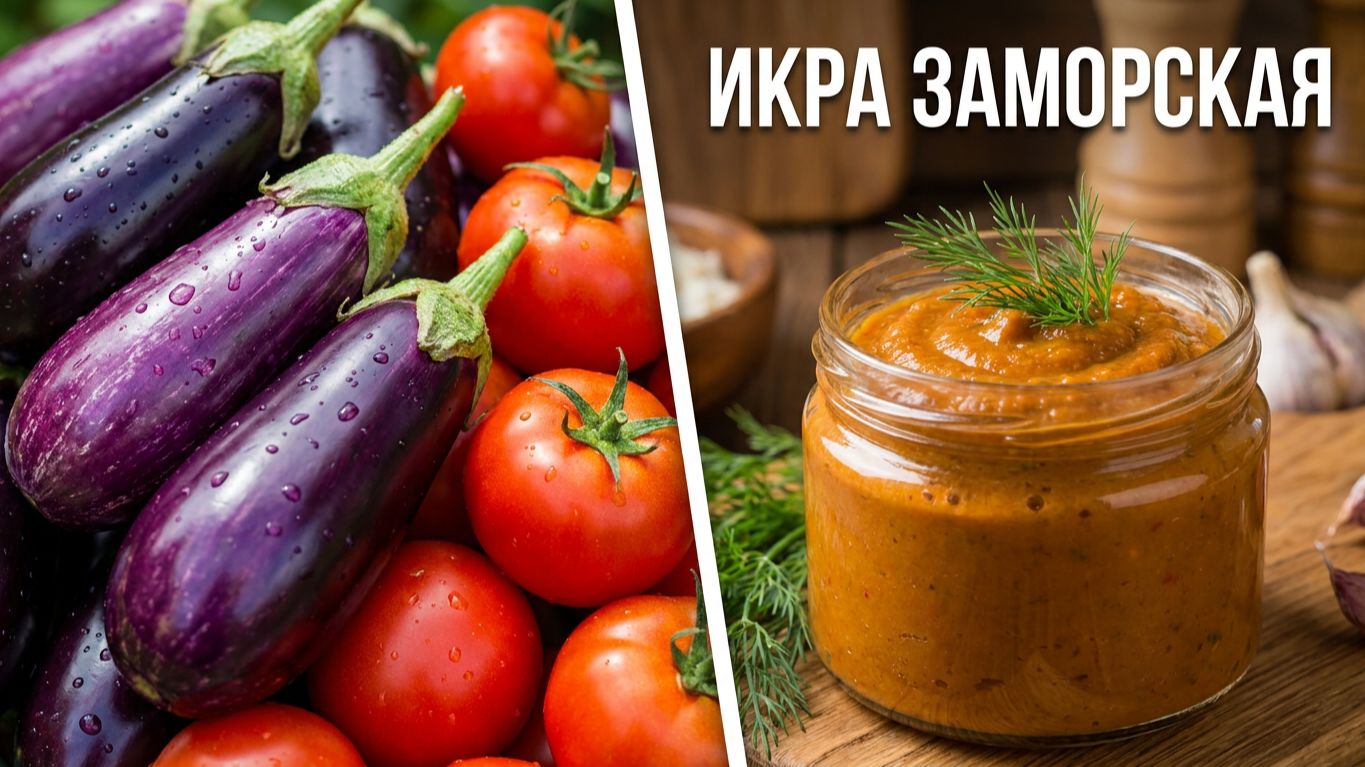 Икра заморская, баклажанная 🍆 Как в фильме про Ивана Васильевича! Рецепт