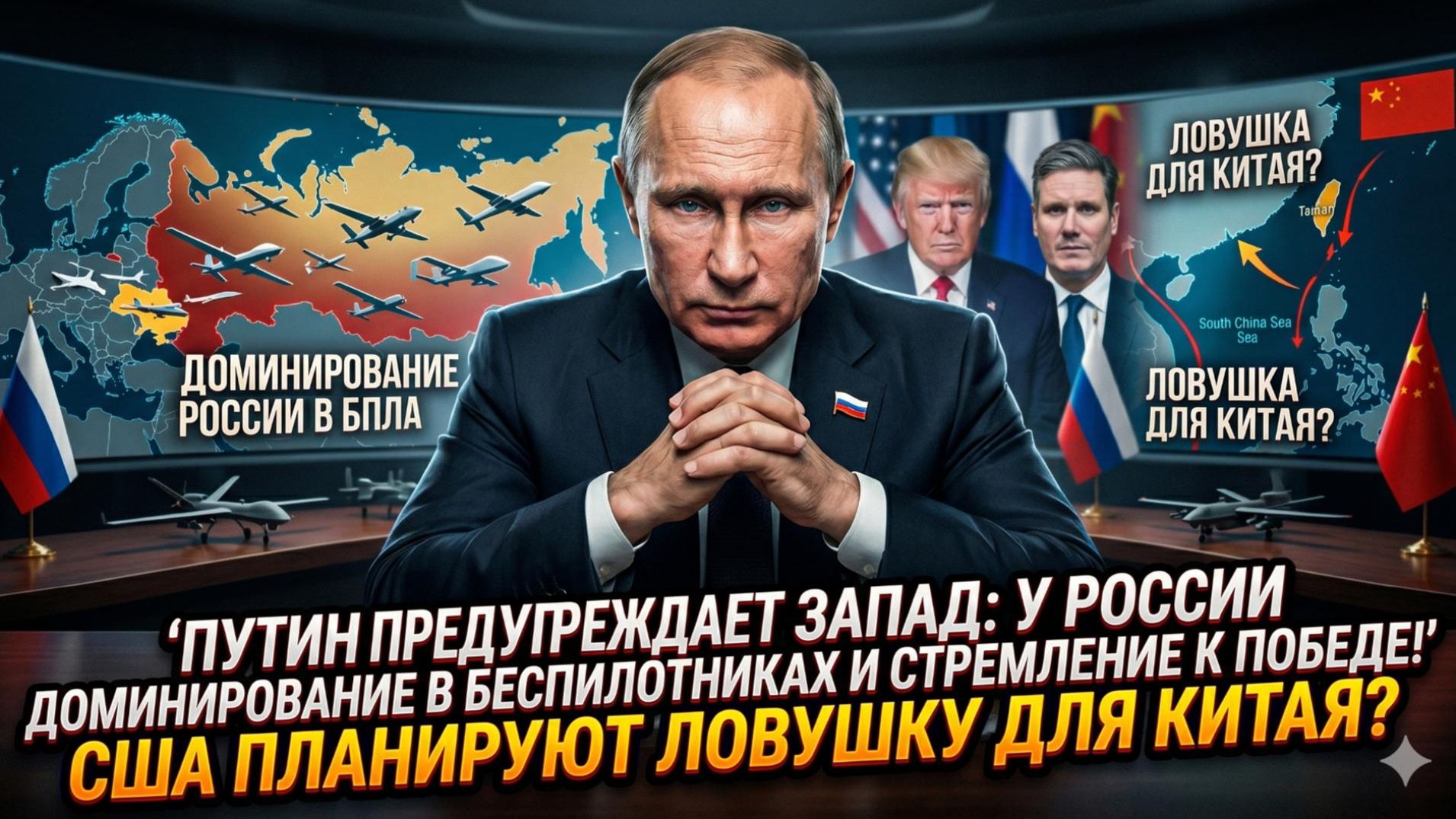 🎯Меркурис | Путин собрал военных: удар по Западу, дроны РФ правят миром! США точат зубы на Китай