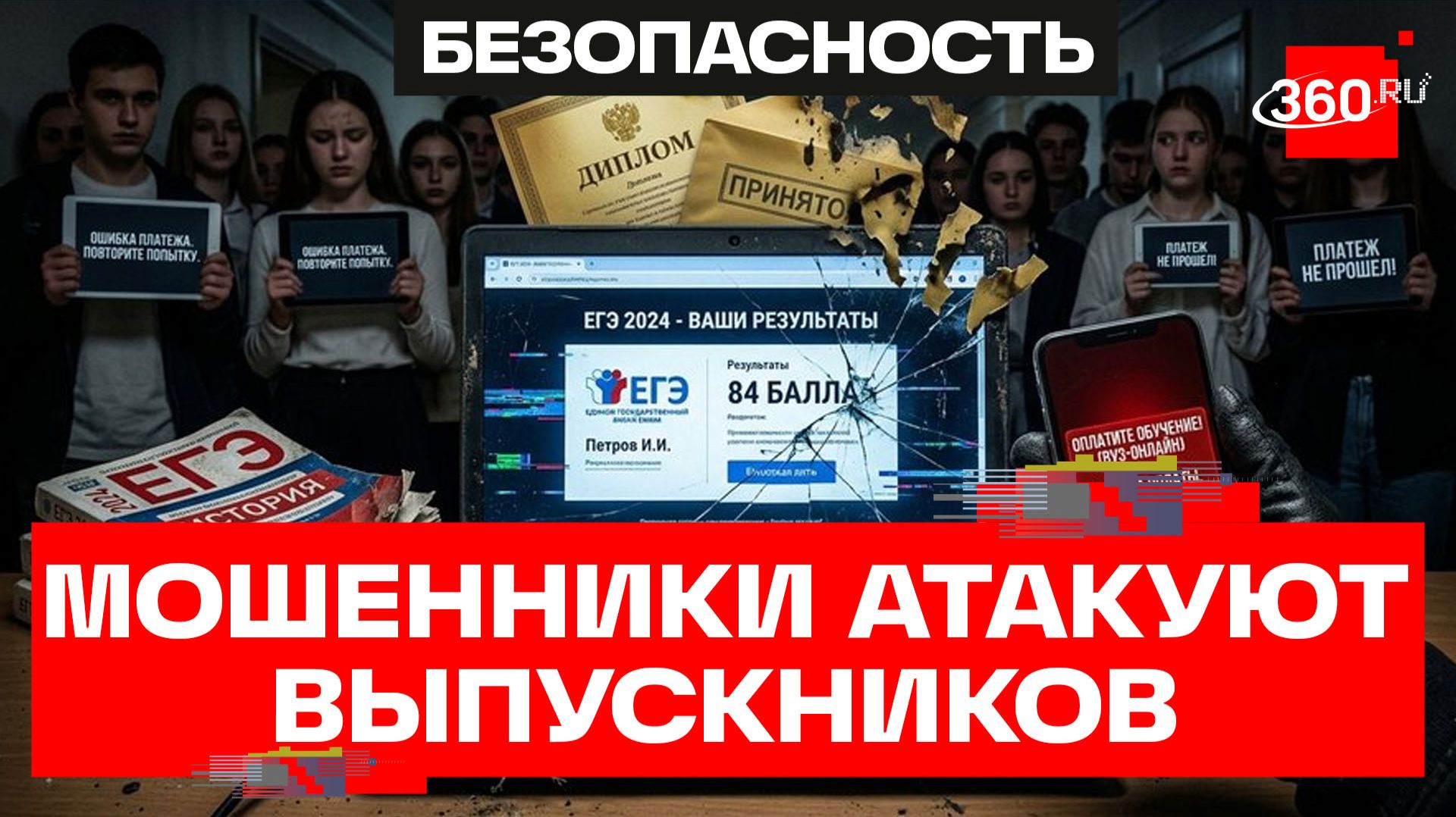 Фейковые сайты с результатами ЕГЭ. Новая схема мошенничества – РИА Новости смотреть онлайн