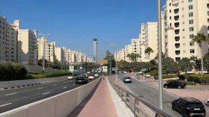 Дубай 🇦🇪 [4К]  Пальм Джумейра, пешие прогулки по городу 🔥