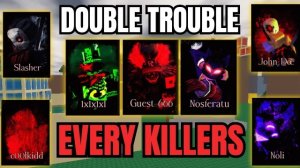 Победа с каждым стандартным скин‑убийцей в режиме DOUBLE TROUBLE 2VS16 в Forsaken