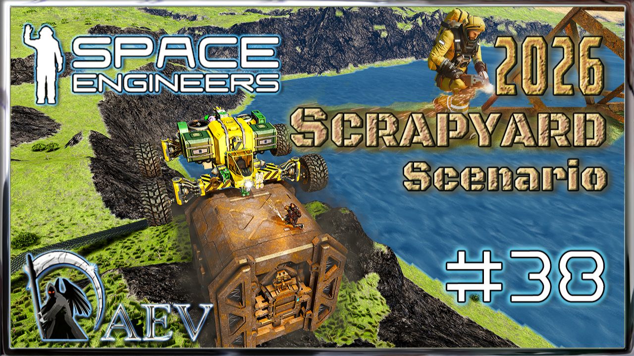 Space Engineers🪐 №38 ШАГ К ФИНАЛУ ? 🚧НА таком сундуке хоть в космос 🚀 смотреть онлайн