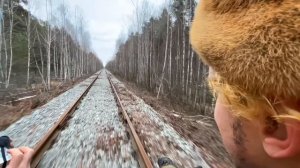 ✅Штурм Чернобыльского Реактора на ЭЛЕКТРО-ДРЕЗИНЕ по ЖД путям 😱 Толстый Лес вырос на Железной Дор