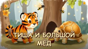 Тигрёнок Тиша и большой мёд