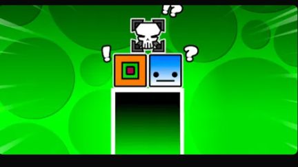 Geometry Dash, Но Это Скайблок! смотреть онлайн