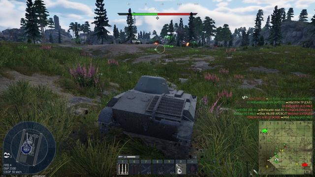 War Thunder.Часть 10. Танковые бои №41-№45.