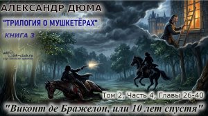 Александр Дюма «Виконт де Бражелон, или 10 лет спустя» том 2, Часть 4, Главы 26-40