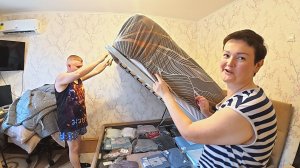 УРА, пришёл наш НОВЫЙ МАТРАС! Радости Вована НЕТ ПРЕДЕЛА, СБЕГАЛ за ним! Мои БАРСКИЕ запасы) Влог