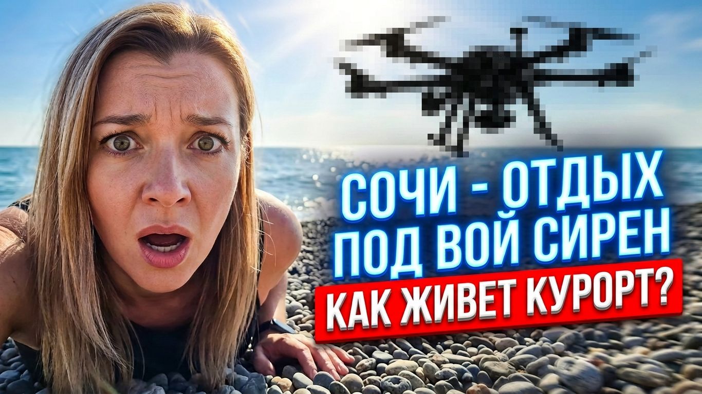 #СОЧИ - ОТДЫХ ПОД ВОЙ СИРЕН | КАК ЖИВЕТ КУРОРТ? смотреть онлайн