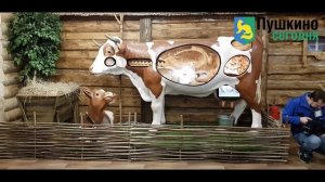 Музей Молокозавода «РостАгроКомплекс» — озвучивание «коровы Буренки и теленка Шустрика»
